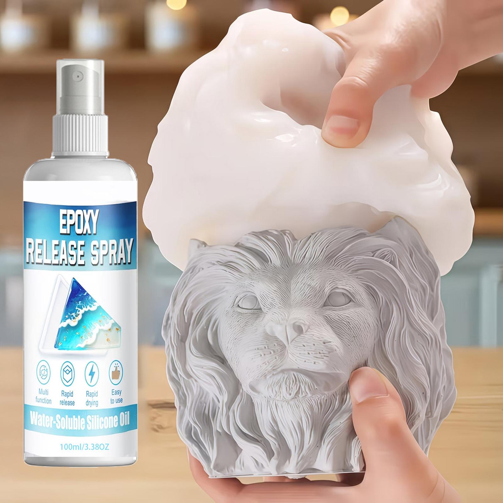 Release Spray Silicone - สเปรย์ซิลิโคนสำหรับปลดแม่พิมพ์ สเปรย์อีพ็อกซี่สำหรับปลดแม่พิมพ์ แห้งเร็ว ไม่ติดแม่พิมพ์ ช่วยยืดอายุการใช้งานแม่พิมพ์ ทำความสะอาดง่าย