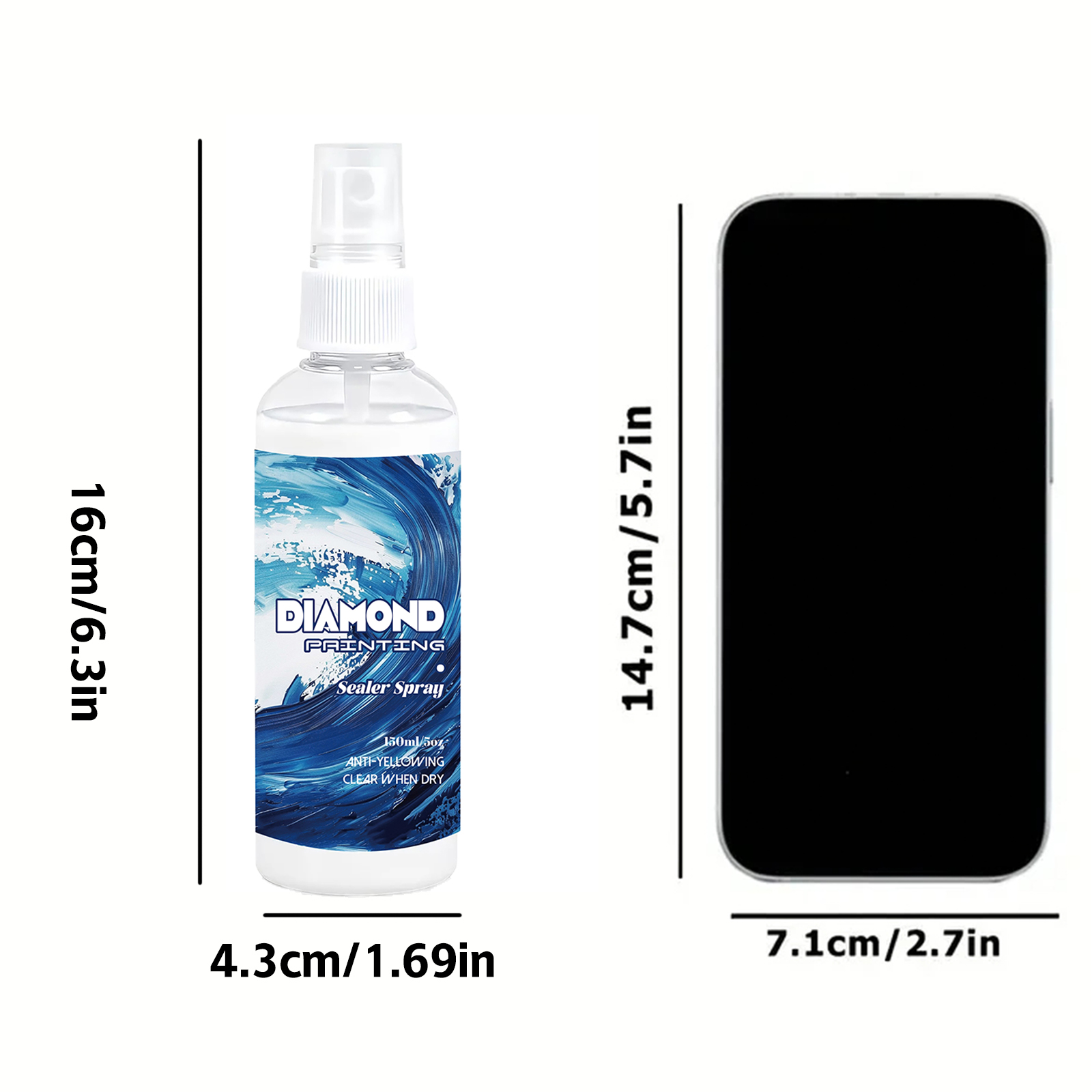 สเปรย์เคลือบเพชร 150 มล. สำหรั - Resin Art Work บทวิจารณ์และราคา