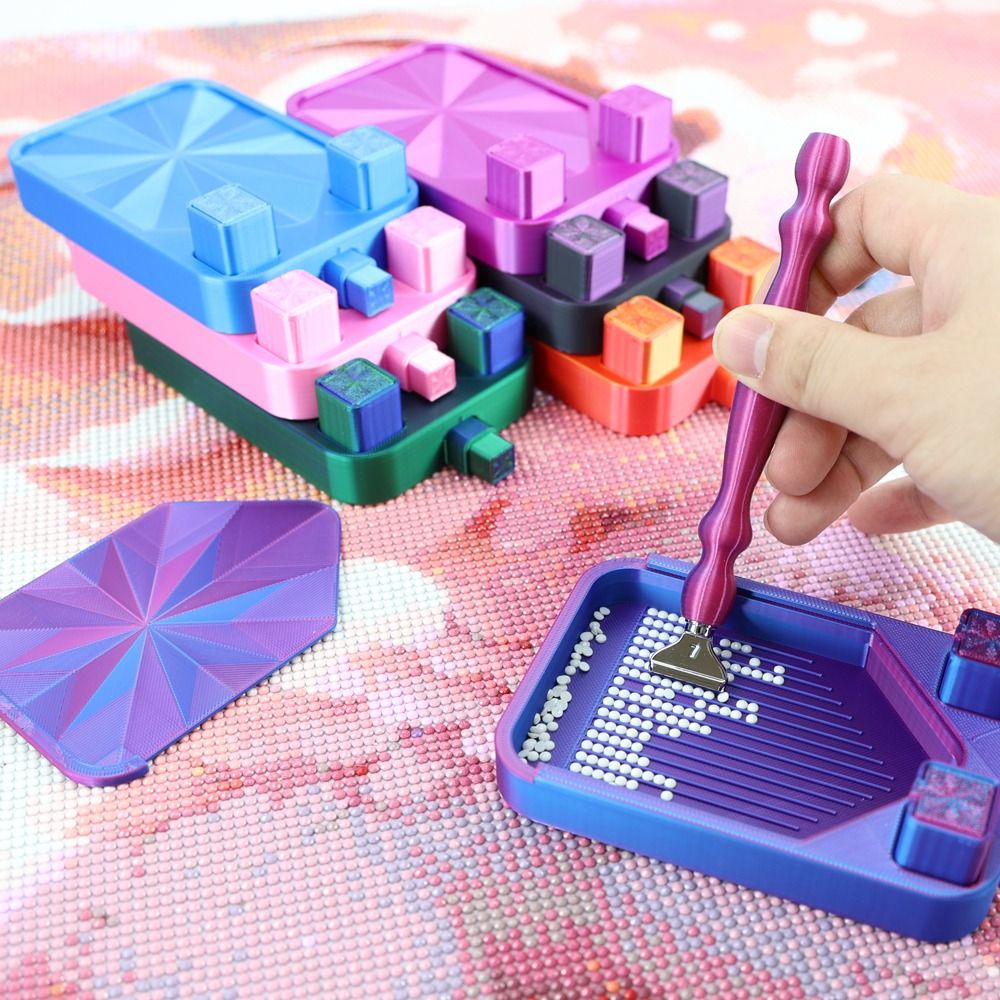 ถาดใส่เพชรสำหรับงาน DIY พร้อมฝ - Resin Art Case บทวิจารณ์และราคา