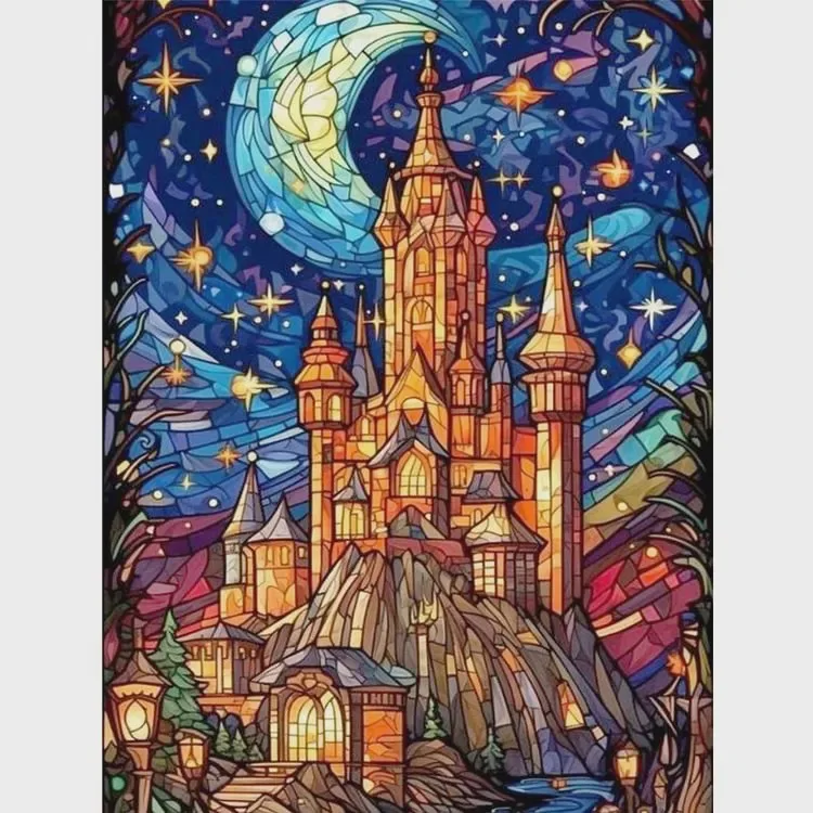 ภาพวาดเพชร ภาพวาดเพชร ปราสาทใน - Resin Art Work บทวิจารณ์และราคา