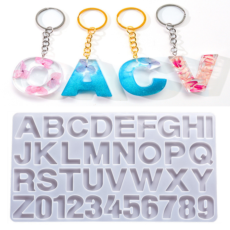ตัวอักษรอีพ็อกซี่เรซินแม่พิมพ์ - Resin Art Alphabet บทวิจารณ์และราคา