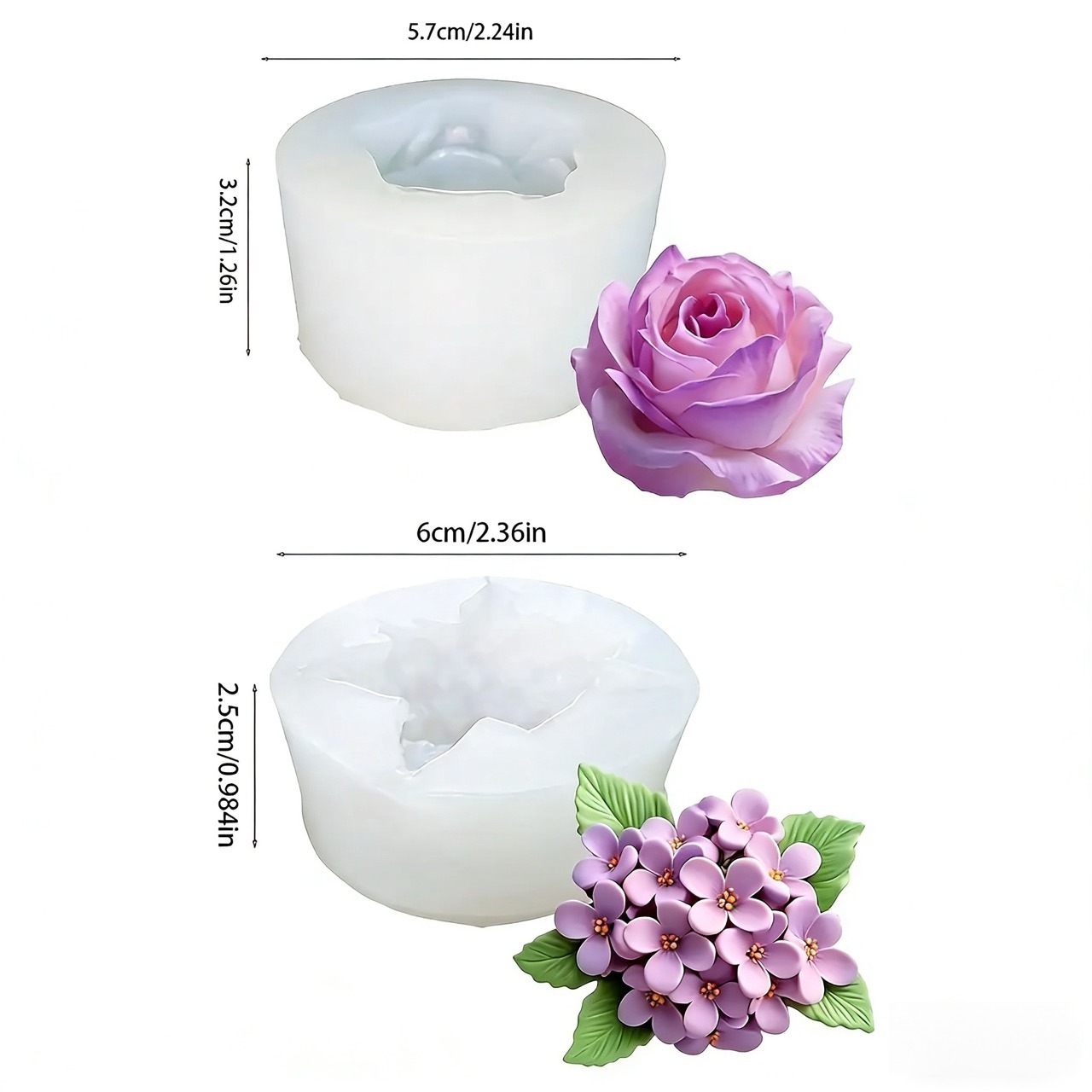 ชุดแม่พิมพ์ซิลิโคนรูปดอกกุหลาบ - Resin Art Wedding Gift บทวิจารณ์และราคา