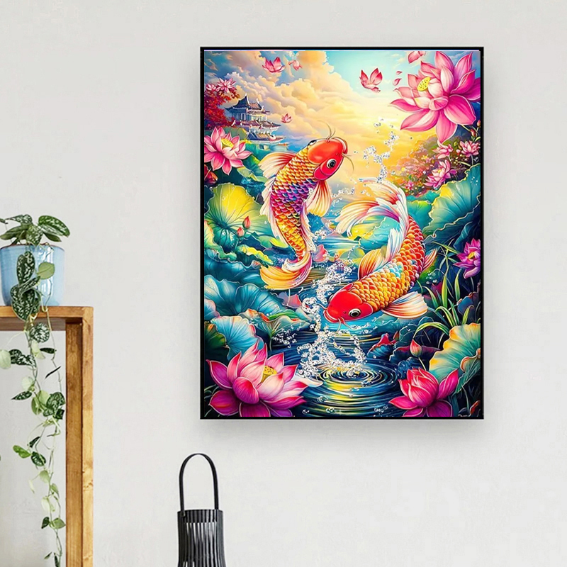 ชุดปักครอสติชเพชร 5 มิติ ลายปล - Resin Art Wallpaper บทวิจารณ์และราคา
