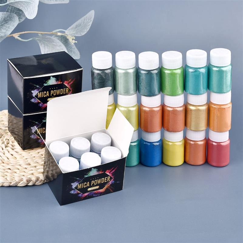 6 Pcs-Set อีพ็อกซี่เรซิ่น Dye  - Resin Art Case บทวิจารณ์และราคา
